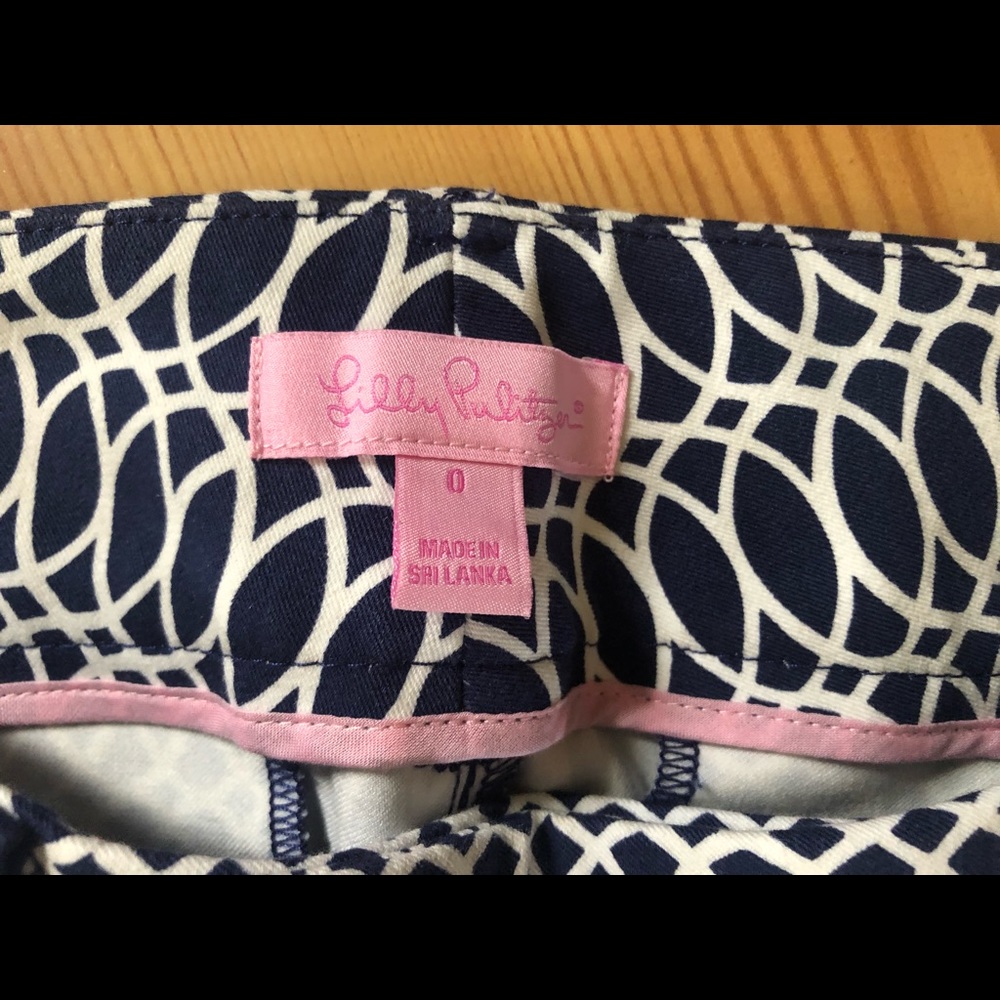Lilly Pulitzer Kelly Stretch Ankle Pant Size 0